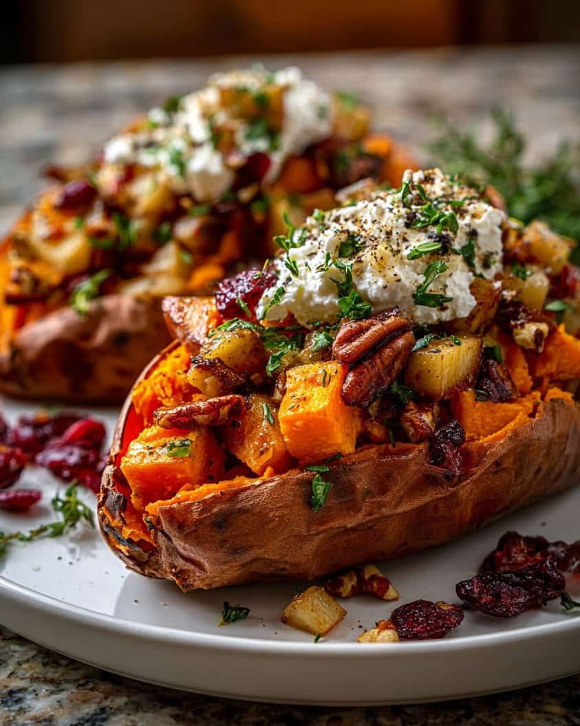 roasted sweet potato apple fall delight