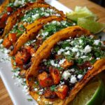 roasted sweet potato black bean tacos