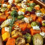roasted sweet potato carrots brussels squash