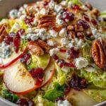 shaved brussels sprout salad apples pecans