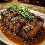 slow braised beef roast cranberry glaze