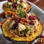 stuffed acorn squash quinoa brie 1