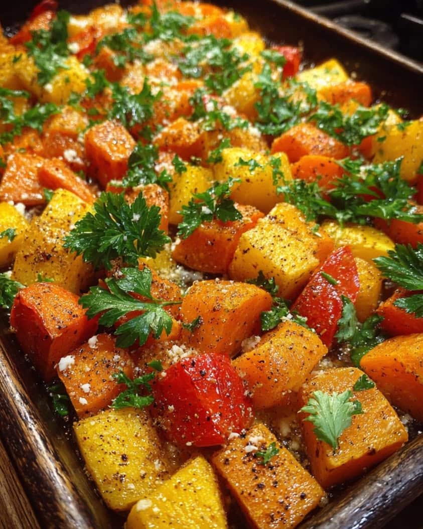 sweet potato squash cottage cheese bake