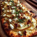 thin crust flatbread feta roasted pears