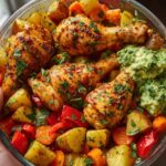 ultimate roasted chicken drumsticks veggies