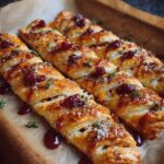 butternut squash brie puff pastry twists