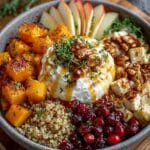 butternut squash christmas bowls whipped ricotta