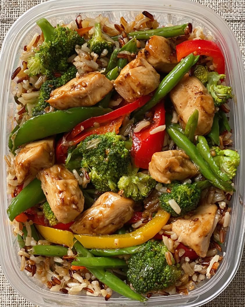 chicken stir fry wild rice