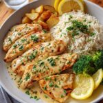 creamy lemon herb chicken recipe