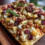 crispy flatbread brie cranberries walnuts 1