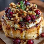 garlic butter camembert crumpets