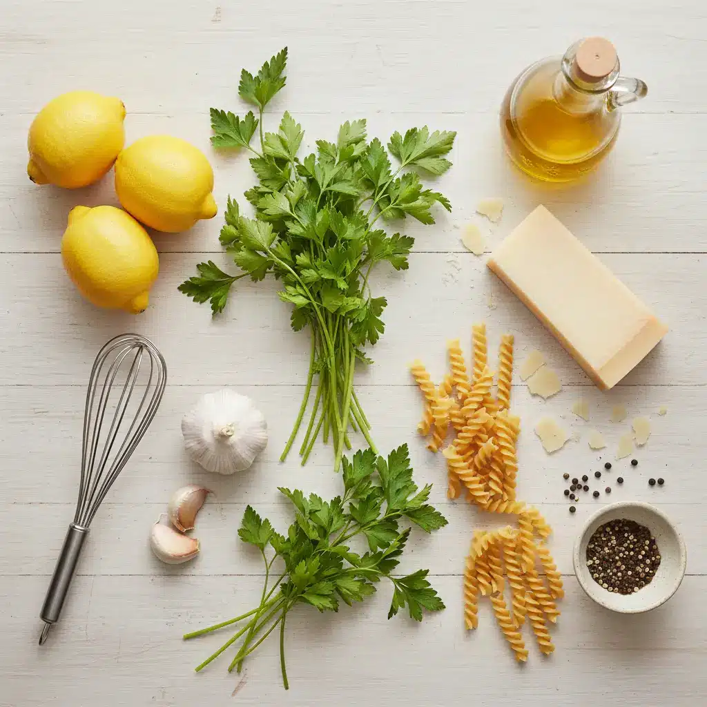 lemon-garlic-pasta-ingredients