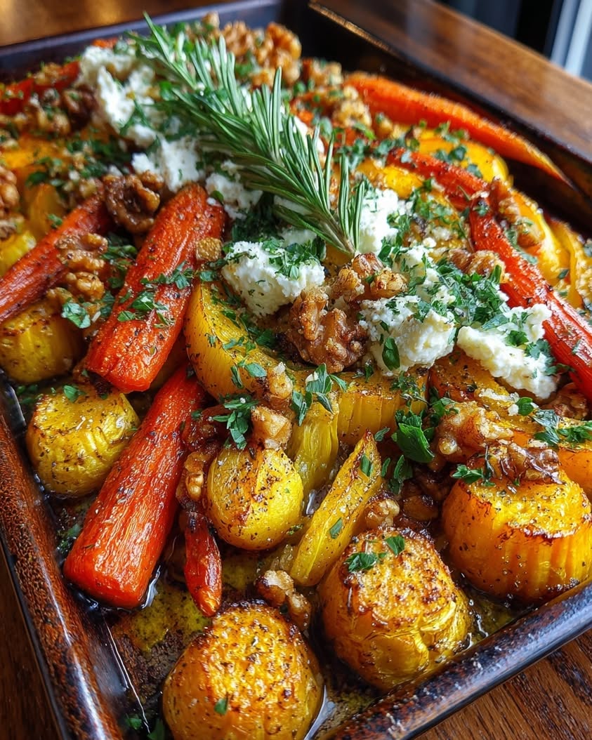 roasted honeynut squash carrot goat cheese