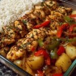 spicy garlic butter chicken stir fry