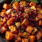 sweet potato apple christmas hash