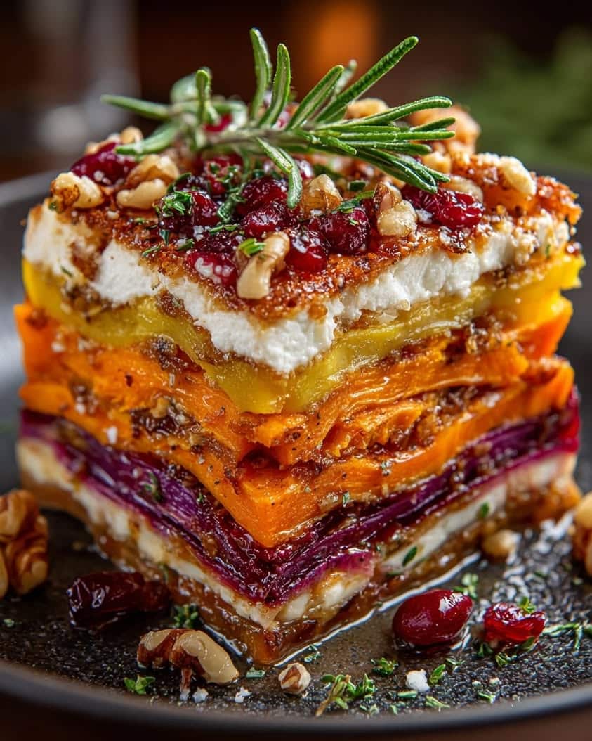 sweet potato pumpkin carrot lasagna
