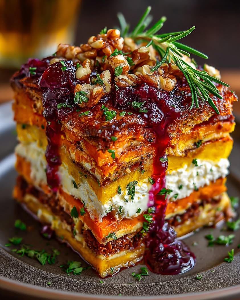 sweet potato squash carrot lasagna