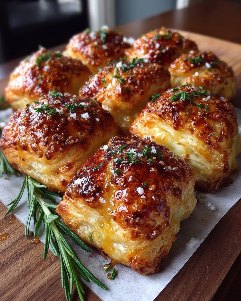 warm brie puff pastry honey