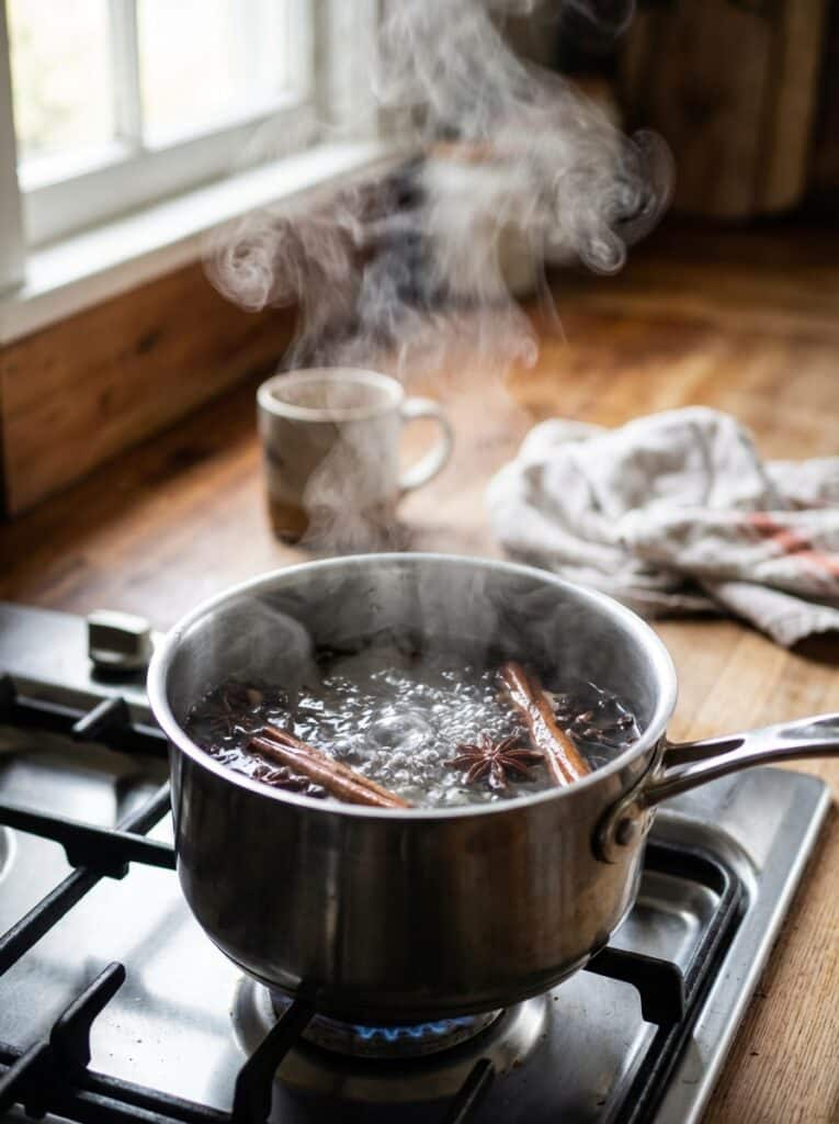 boiling cloves for clove tea recipe