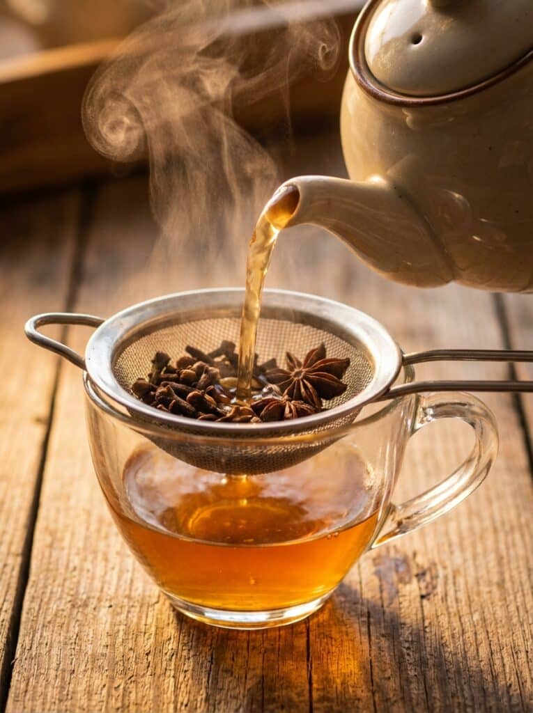 straining clove tea recipe