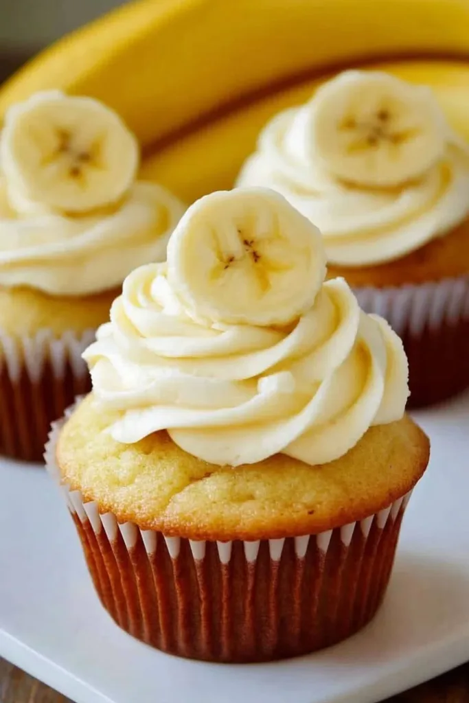 Banana Chocolate Chip Cupcakes