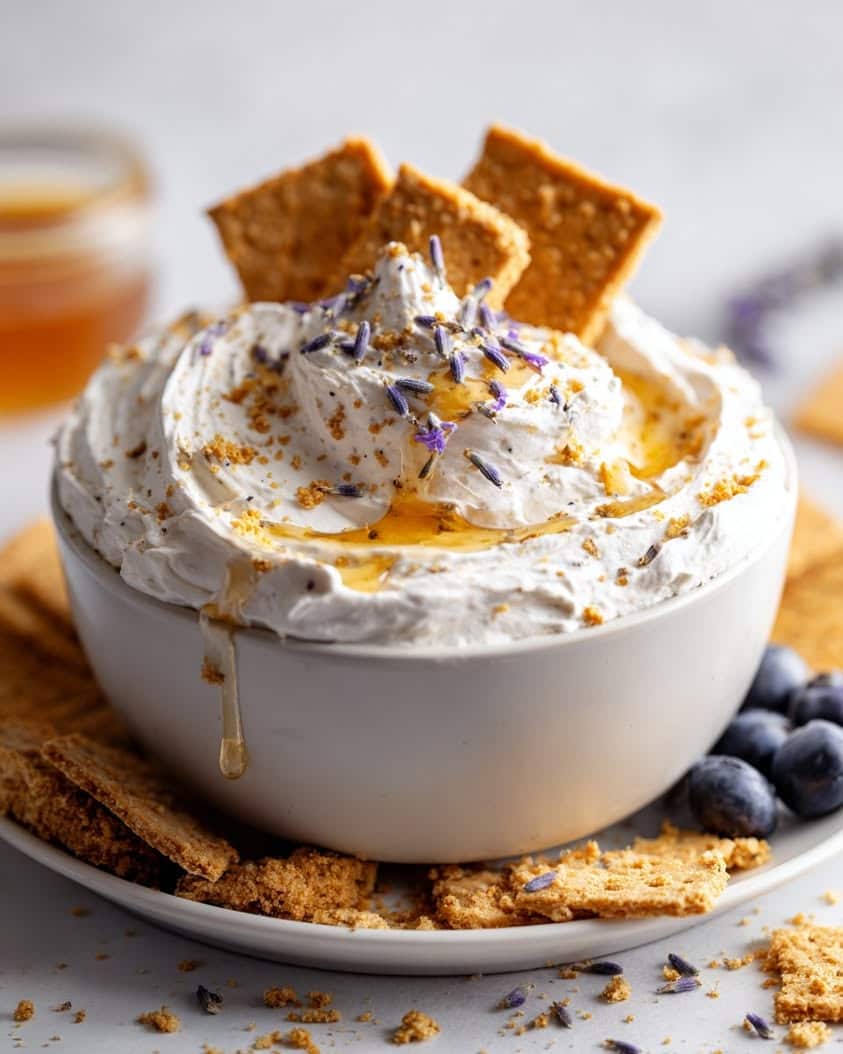 Lavender Honey Cheesecake Dip