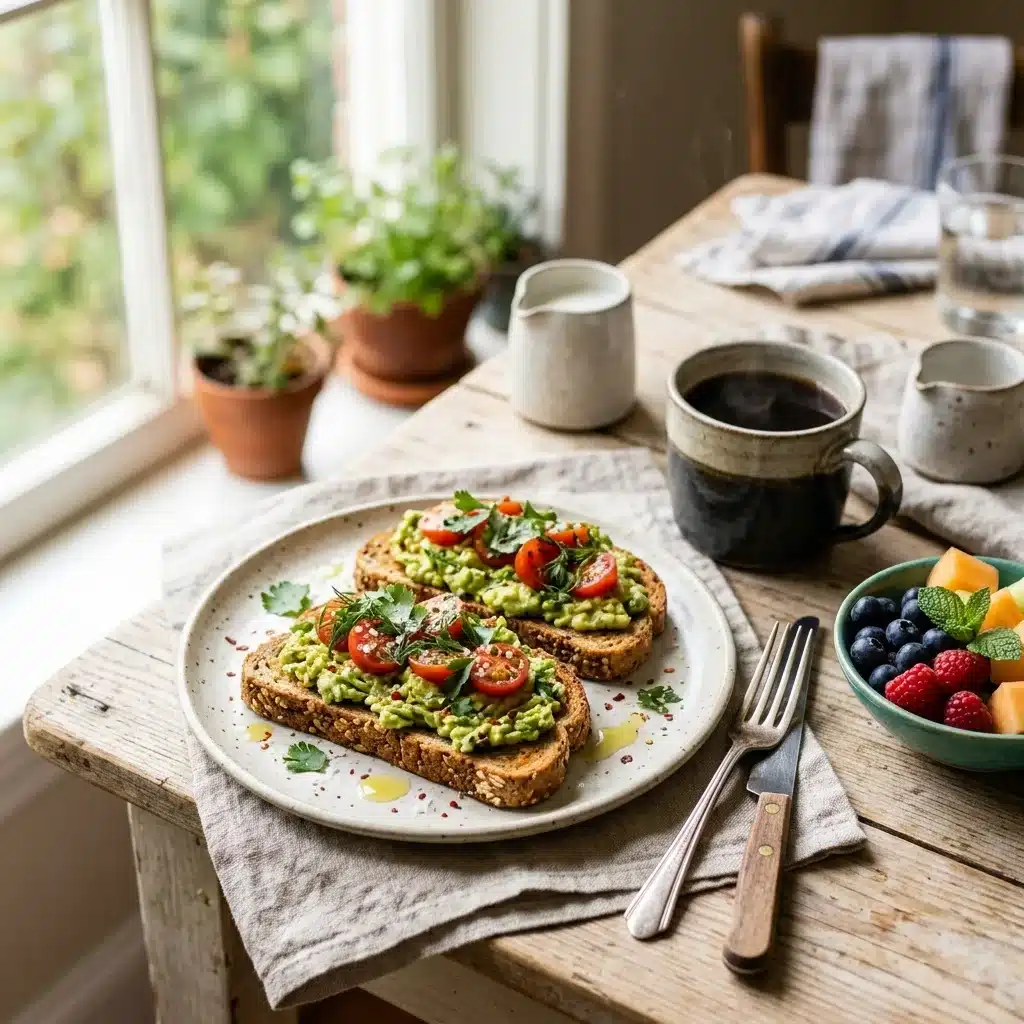 Serving homemade Ezekiel bread recipe